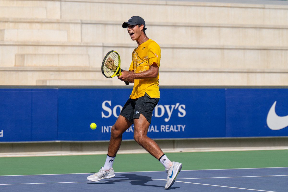 rnadalacademy's tweet photo. Dani Vallejo is on 🔥🔥 and will play his first main draw in the @ATPChallenger after winning Dani Mérida 6-3, 6-4 in the last qualifying round of the #RafaNadalOpen by @sothebysrealty https://t.co/cpobU21u2b