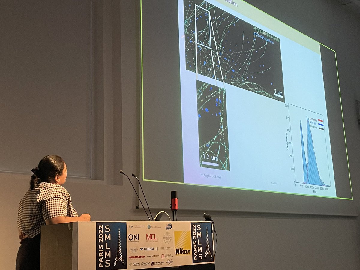 Congrats for the great talk ! Showing flux can be used to unmix really close dyes in combination with ASTER. It can replace and/or enhance  conventional spectral demixing #smlms2022