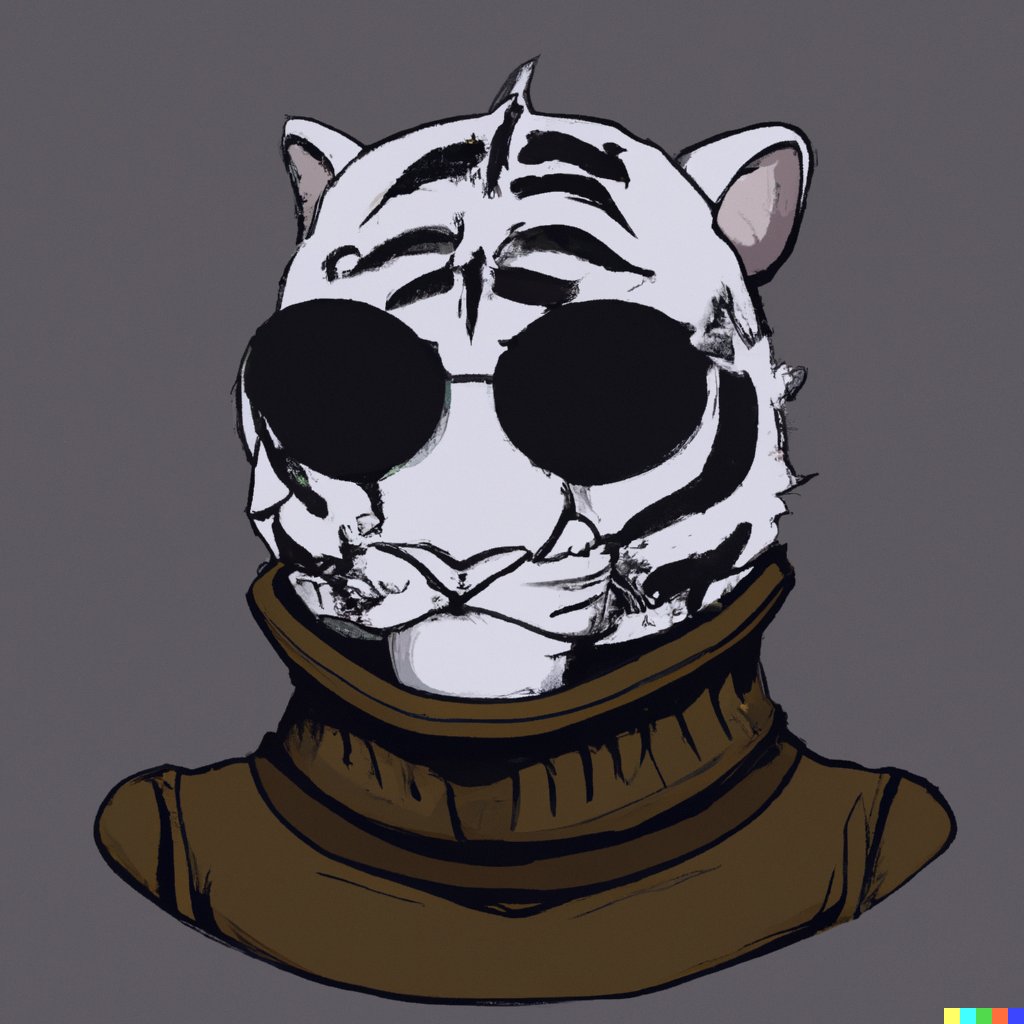 Yet another #turtlenecktiger enters the scene🐯