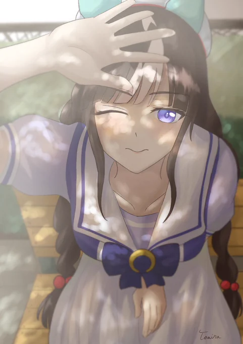 ホッコータルマエちゃん可愛いよ……王道美少女……#ウマ娘 #ホッコータルマエ 
