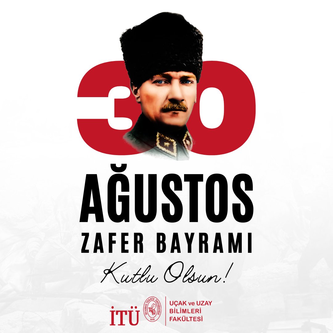 30 Ağustos Zafer Bayramımız Kutlu Olsun. 

Bağımsızlık mücadelemizin 100. yılında, başta Gazi Mustafa Kemal Atatürk olmak üzere ve tüm kahramanlarımızı saygı ve minnetle anıyoruz.