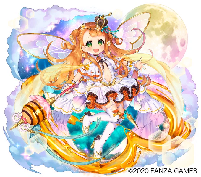 「ふるーつふるきゅーと!」にてはちみつ(創生)(3rd記念)を描かせていただきました!よろしくお願いいたします3周年おめでとうございます!ふるふる 