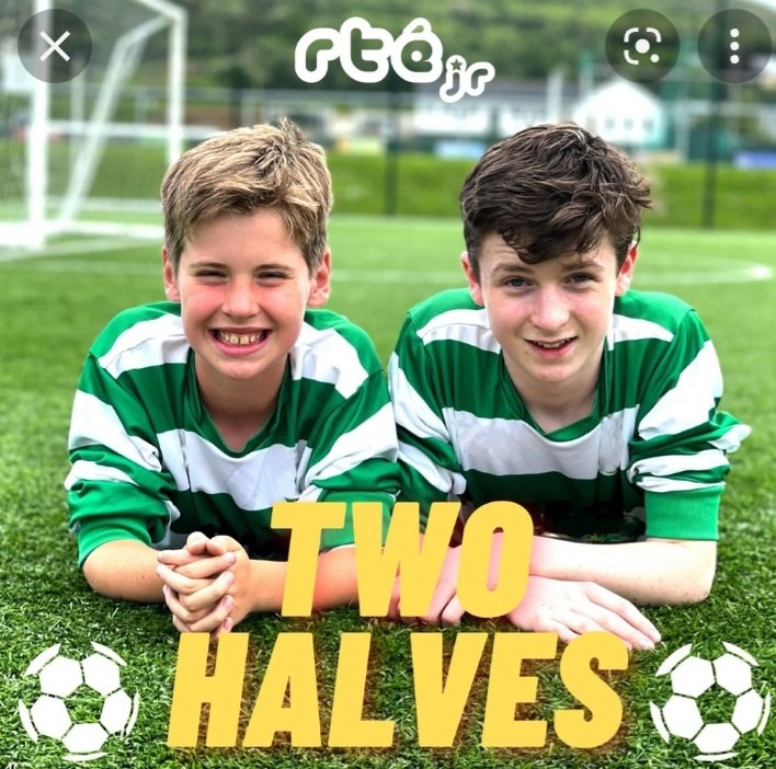 Meet Jack(14) &amp; Harry(11) my sons &amp; presenters of the soccer show Two Halves on <a href="/RTEjr/">RTÉjr</a> which I produce. We've been shortlisted for best full service, yes,FULL SERVICE sports programme <a href="/IMRORadioAwards/">IMRO Radio Awards</a>. I could BURST with shock/pride 
<a href="/RTEsport/">RTÉ Sport</a> <a href="/nicky_coghlan/">Nicky Coghlan</a> <a href="/ronanfla83/">Ronan Flanagan</a> #imro22