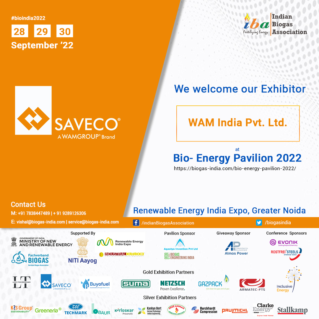 Indian Biogas Association on Twitter "We our Exhibitor 'WAM