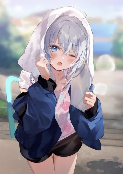 運動後のご褒美で太っちゃった妹ちゃん 