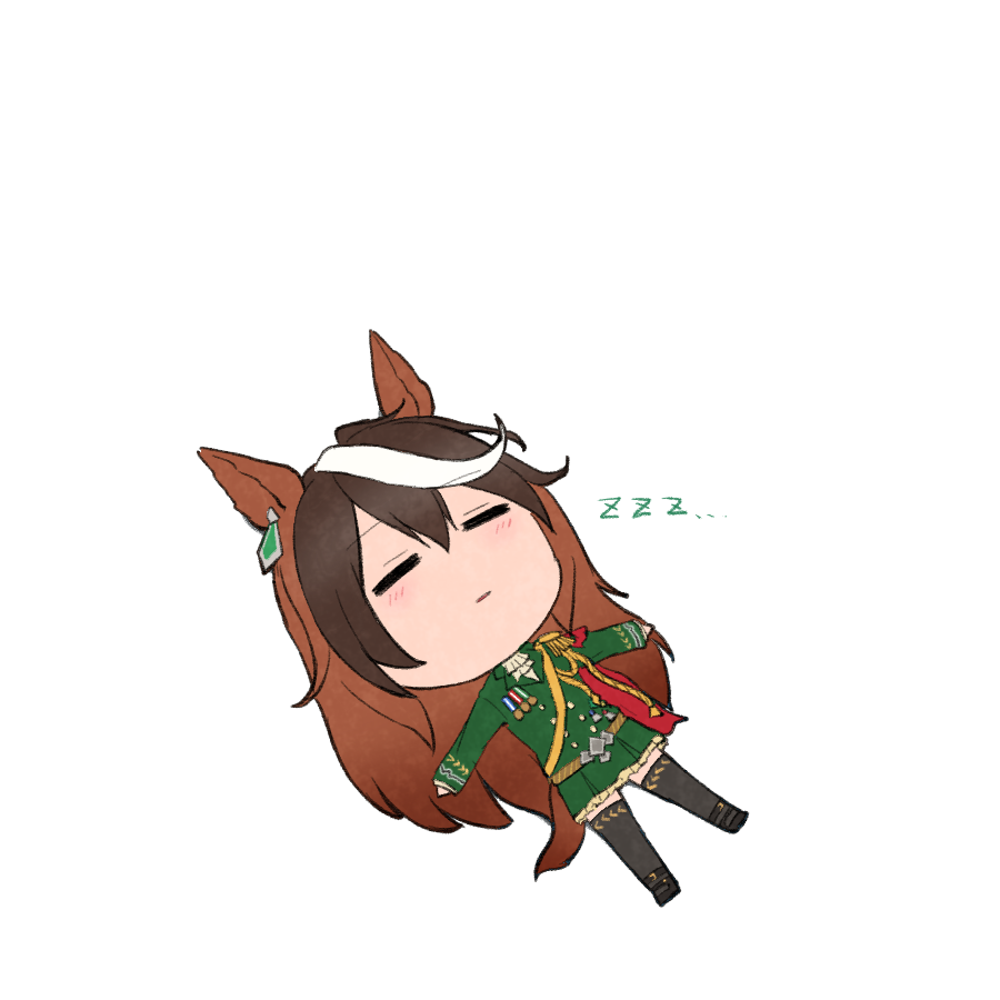 🚢🧸👑🍚
#今月描いた絵を晒そう  #ウマ娘 