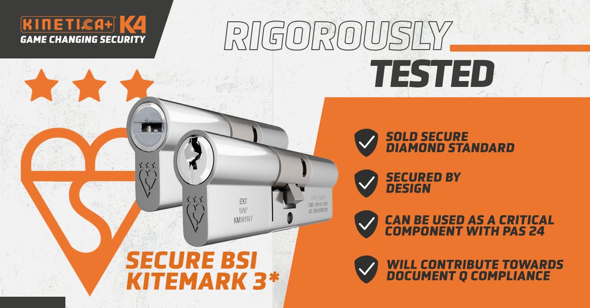 UAP_Limited's tweet photo. #TestItTuesday: The UAP Fullex Kinetica+ K4 range ticks all the boxes
β
3* Kitemarked
β
Sold Secure π
β
Can be used as a critical component w/ #PAS24
β
Will contribute to #DocumentQ compliance
β
@securedbydesign
V βΆοΈ https://t.co/Qf2cSKOiny
H βΆοΈ https://t.co/nNm7K16TVF https://t.co/5SkIUjjfNP