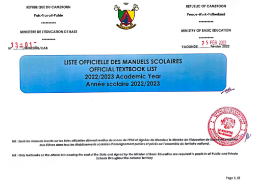easy_gradecmr's tweet photo. #Easyinfos 🚨

OFFICIAL TEXTBOOK LIST FOR THE 2022-2023 SCHOOL YEAR
Basic education
---------------------------------
LISTE OFFICIELLE DES MANUELS SCOLAIRES DE L'ANNEE SCOLAIRE 2022-2023
Education de base
👉https://t.co/JVCZfm1xmZ 🔗

#easygradecameroon #minedub https://t.co/dfMJYysxG2
