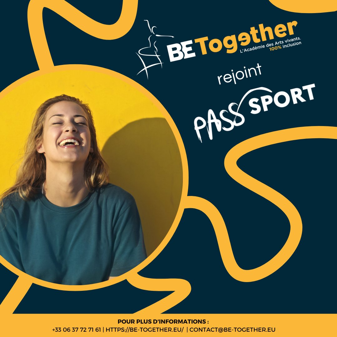 ac_betogether's tweet photo. 📣 #ANNONCE: Be Together Académie rejoint le Pass' Sport ! 🙌✨

1️⃣ Qu'est-ce que le Pass'Sport ? 🤔
👉 Le #passsport est une #aide d'allocation de #rentrée #sportive d'un montant de 50€ 🤩

Toutes les #modalités sont expliquées dans la suite du post ! Swipe pour voir tout ça 🫣 https://t.co/VOCC6kqcjh