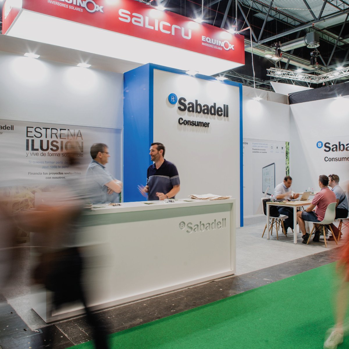 parafinacom's tweet photo. Por primera vez #SabadellConsumer tuvo presencia en la Feria Internacional de Energía y Medio Ambiente #Genera y en Parafina nos encargamos de la producción íntegra de su stand.
.
.
.

#Parafina #Eventos #SabadellConsumer #Genera https://t.co/VamfMn3xuT