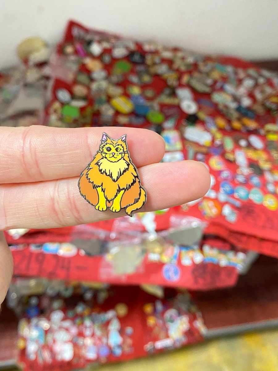 Cute cat pins, accept product customization😊 #pin #badges #custompin #enamelpin #hardenamelpin