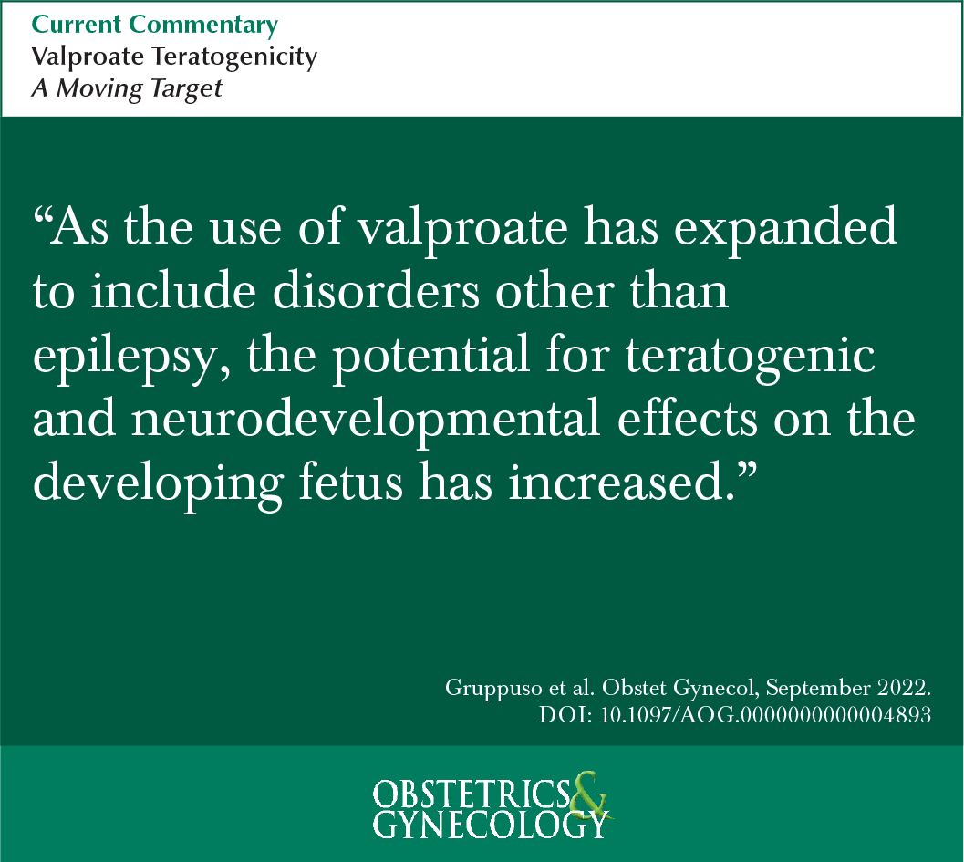 greenjrnl's tweet photo. Valproate Teratogenicity: A Moving Target #obyn #OB https://t.co/0TgMqwoKN6 https://t.co/6W9LPpvbxU