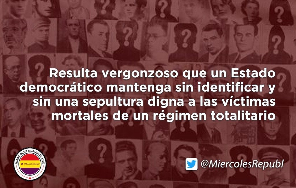 federicafellina's tweet photo. Más de 100.000 desaparecidos durante el franquismo que apenas se ha hecho algún esfuerzo por encontrar y darles digna sepultura, Mientras el sanguinario Queipo de Llano, yace sepultado en la basílica de Macarena.😡
#DiaInternacionalDeLosDesaparecidos
#LaHistoriaQueSeSoslaya https://t.co/6dvZh9GLi6