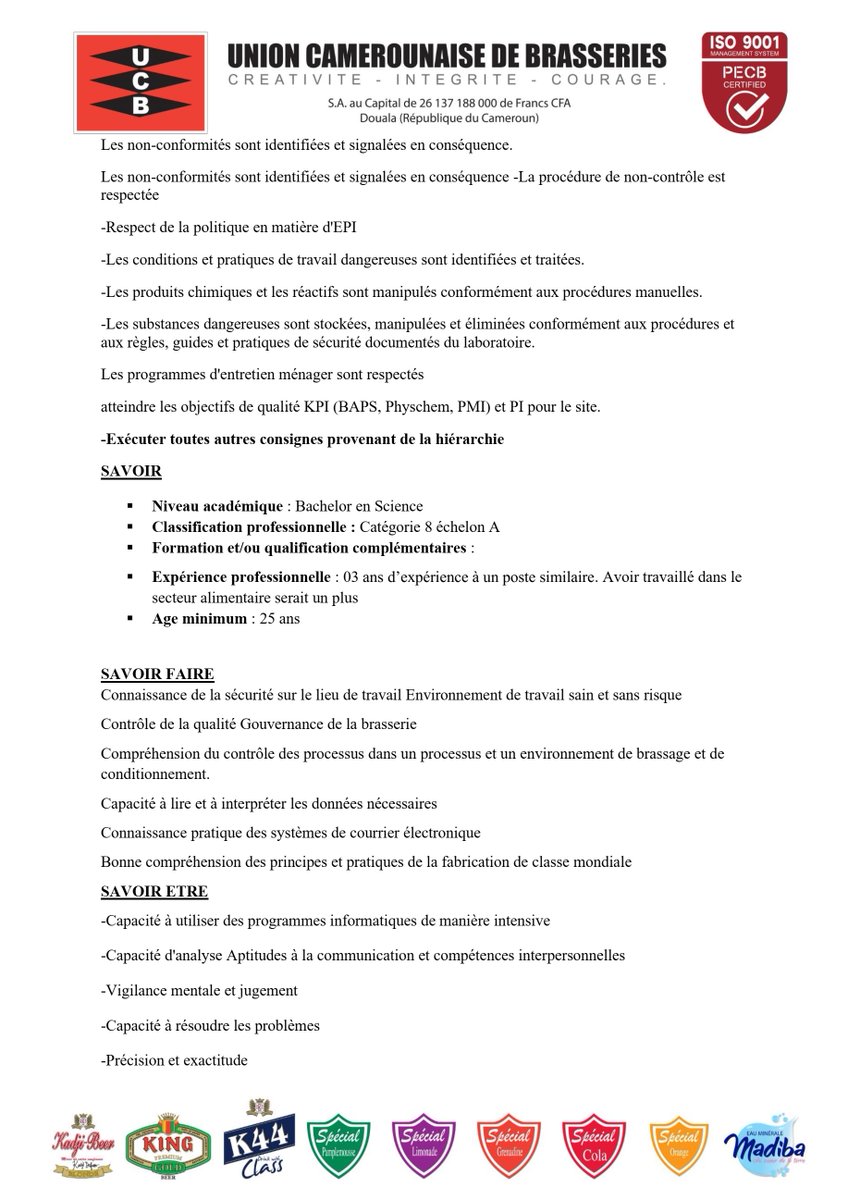 groupekadji's tweet image. UCB - Offre d&apos;emploi : QUALITY GOVERNANCE PACKAGING (H/F)

Pour postuler : recrutement@sa-ucb.com

Date limite de recevabilité des candidatures : 07/09/2022

Préciser le poste en objet.

 #UCB #KADJIGROUP #quality #packaging #governance #recrutements