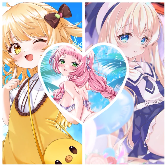 依頼絵たくさん描きました! #今月描いた絵を晒そう 
