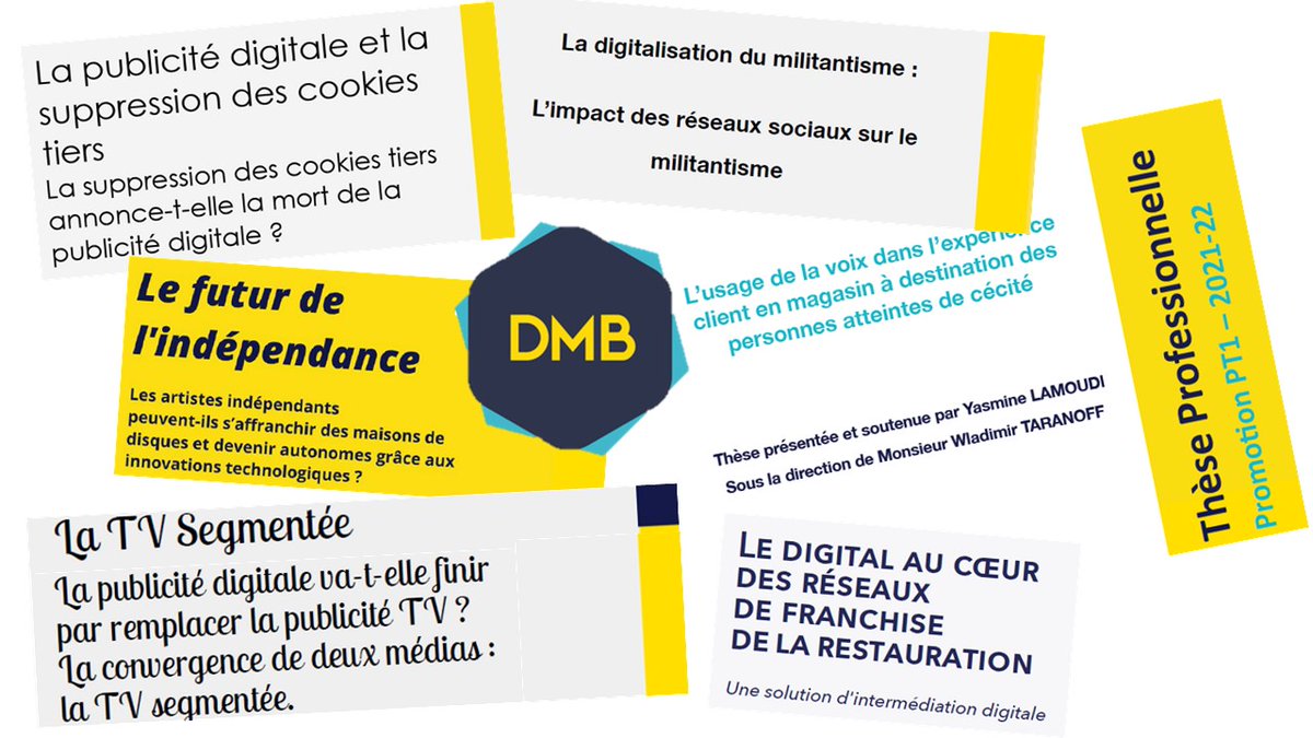J'ai eu le plaisir d'être le jury de 6 thèses aux sujets passionnants. De belles lectures et des soutenances convaincantes. Bravo <a href="/sab_chouchou/">Sania ABID</a> <a href="/BastienBroche/">BB</a> <a href="/YasmineLamoudi/">Yasminelmd</a> <a href="/Charlinelct3/">Charline Lacouture</a>, <a href="/Marie_mbadmb/">Marie Lucas</a> <a href="/JulianneMorizot/">Julianne Morizot</a>. #MBADMB #TransfoNum #InsideDigitalRevolution <a href="/MBADMB/">mbadmb</a> <a href="/EFAP/">Felipe Gomez</a>