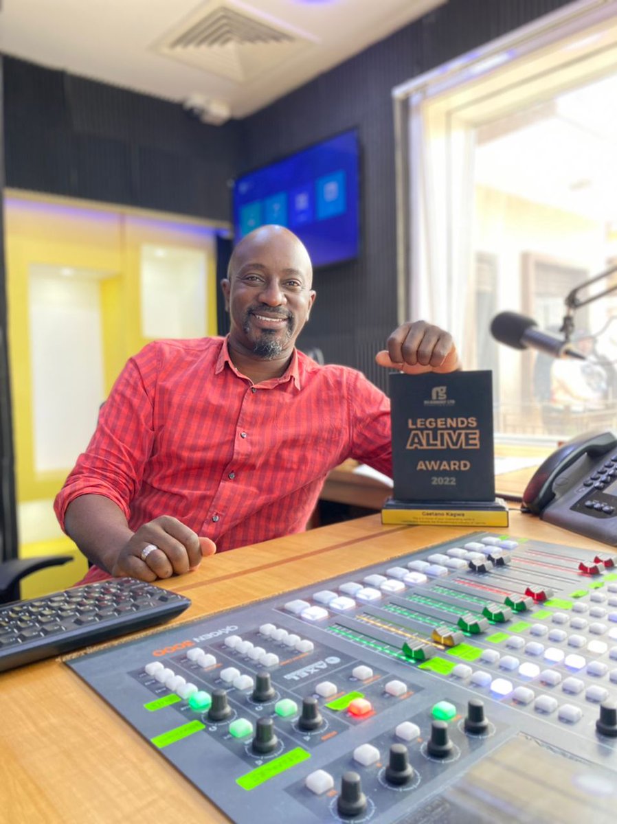 gaetanokagwa's tweet photo. I am truly honoured to have been nominated &amp; given a Legends Alive Award for my contribution towards performing arts. Mark Twain famously said "Find a job you enjoy doing, and you will never have to work a day in your life." So here I am doing just that. https://t.co/DH7R7TSO3N