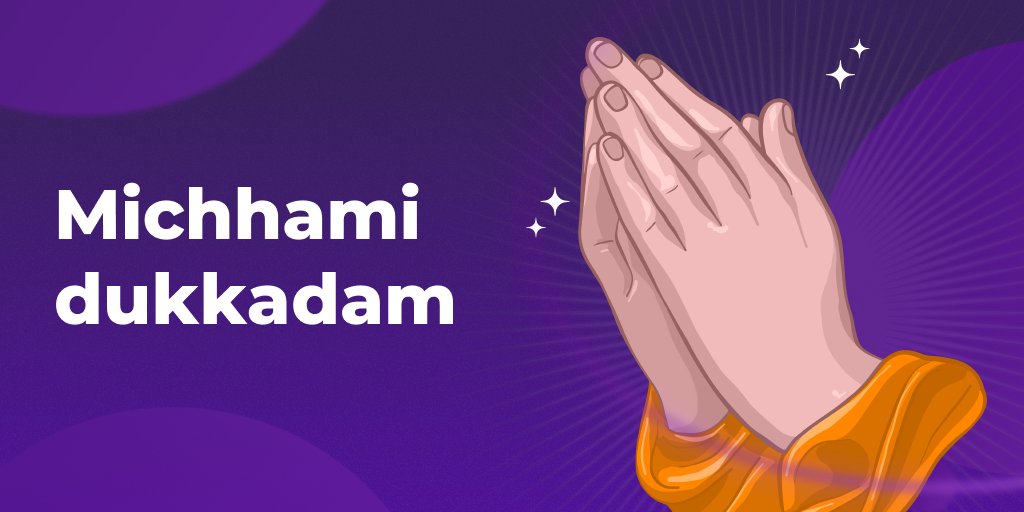 To forgive and to seek forgiveness is a must possess quality for every human!

Heartiest greetings on the auspicious occasion of #ParyushanParv and #Samvatsari to all the Jain brothers and sisters!