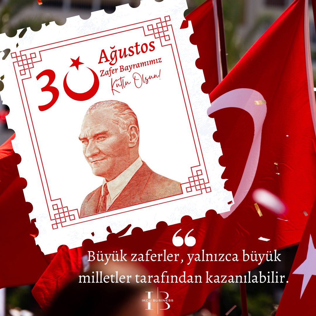 Ulusumuzun milli mücadele sürecindeki en büyük adımı; Büyük Taaruz Zaferinin 100. Yıl dönümünde, Mustafa Kemal Atatürk ve ordumuzun elde ettiği zaferi bir kez daha gururla kutlarız.