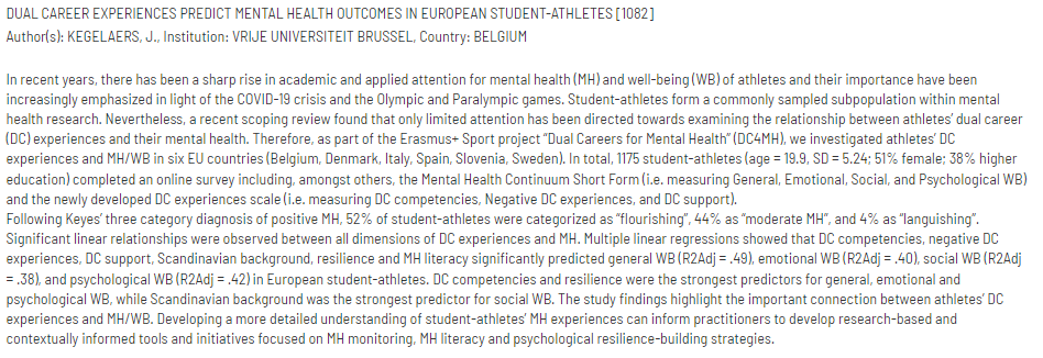 FEPSAC_MC's tweet photo. 👩���💼FEPSAC Invited Symposium at #ECSS2022:
On Friday 2nd,  come join us at @E_C_S_S in Sevilla for our timely @FEPSAC_MC invited symposium on "Current trends on mental health in sport" with communications from @Jolankeg, @Ro_ZamoraSole and @A_Papathomas.
🏃‍♀️ https://t.co/6K0ZX65f0r