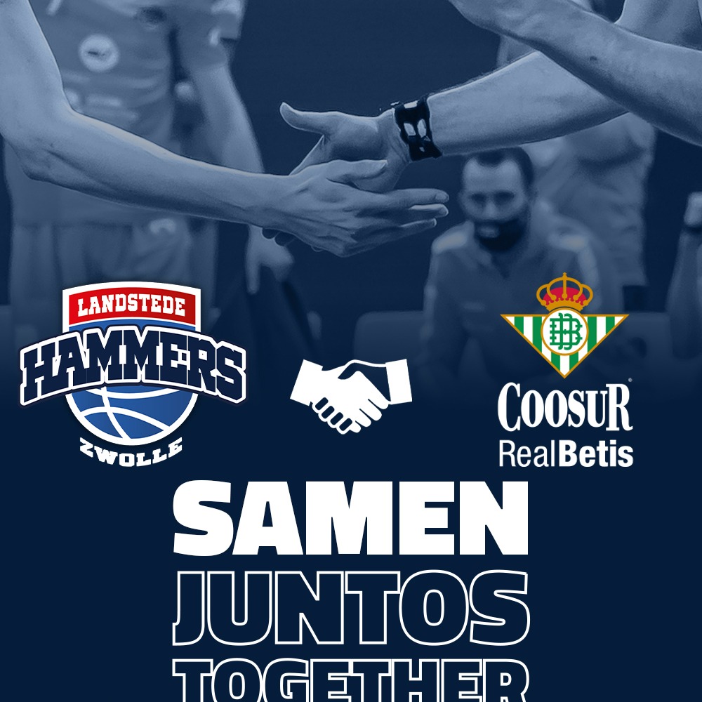 Landstede Hammers gaat samenwerking aan met <a href="/RealBetisBasket/">Real Betis Baloncesto</a>! 🇪🇸 

Lees nu meer over dit nieuws! 👉 bit.ly/3TE8yNh

#Hammertime #BNXTLeague