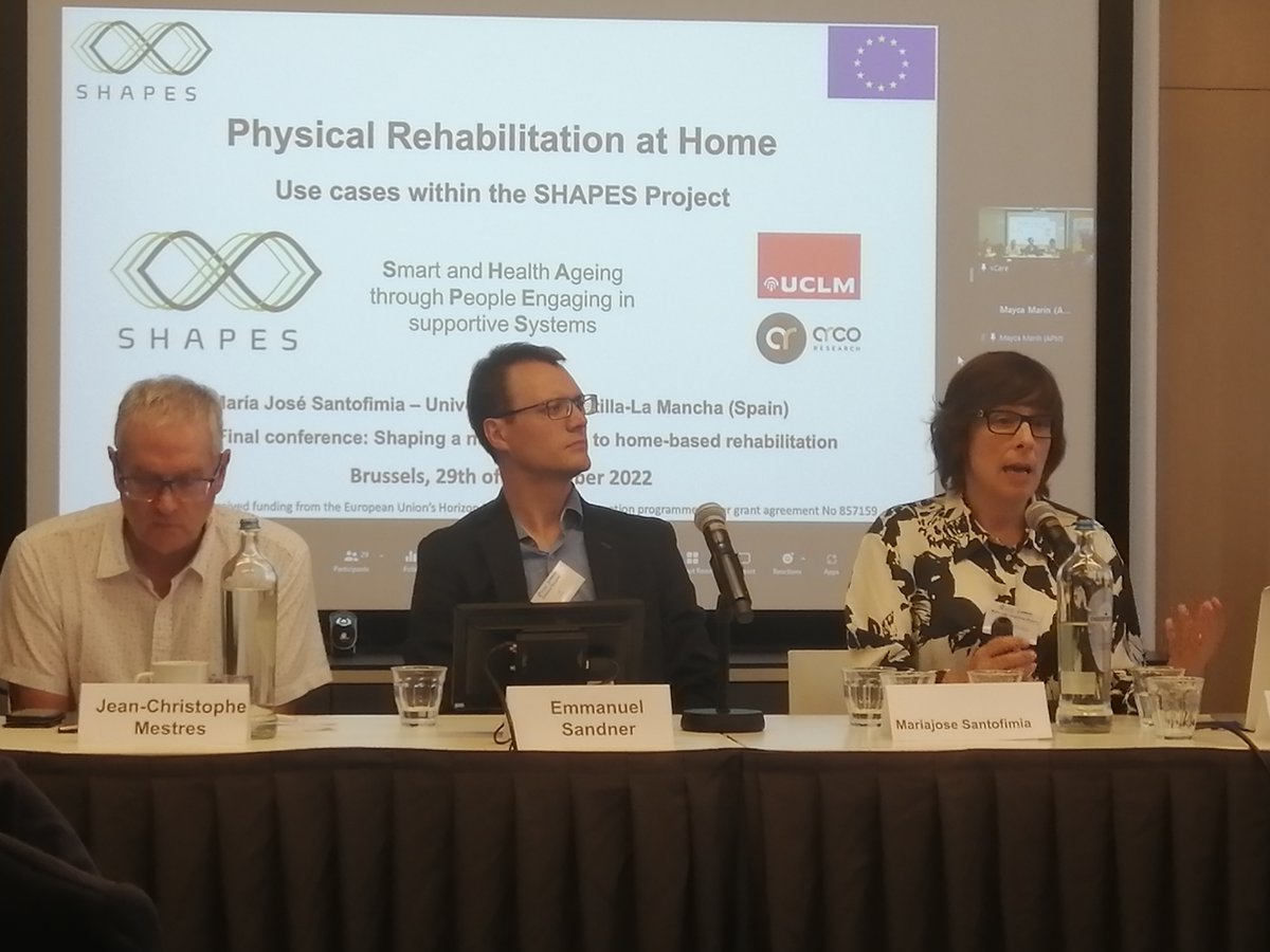 Mariajose Santofimia (Professor at <a href="/uclm_es/">Universidad de Castilla-La Mancha</a>) presented the SHAPES Pilot Theme 6 - “Physical Rehabilitation at Home” at the <a href="/vCare_project/">vCare_project</a> Final Conference yesterday.

🔹vcare-project.eu/vcare-final-op…