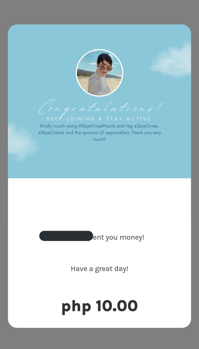 CARATBONG01's tweet photo. Price received tysm po @SkyeGives ,@SkyeClaims and @islaprems1
#SkyeGivesProofs
#caratbongwinz https://t.co/1KrZ2EaVIn