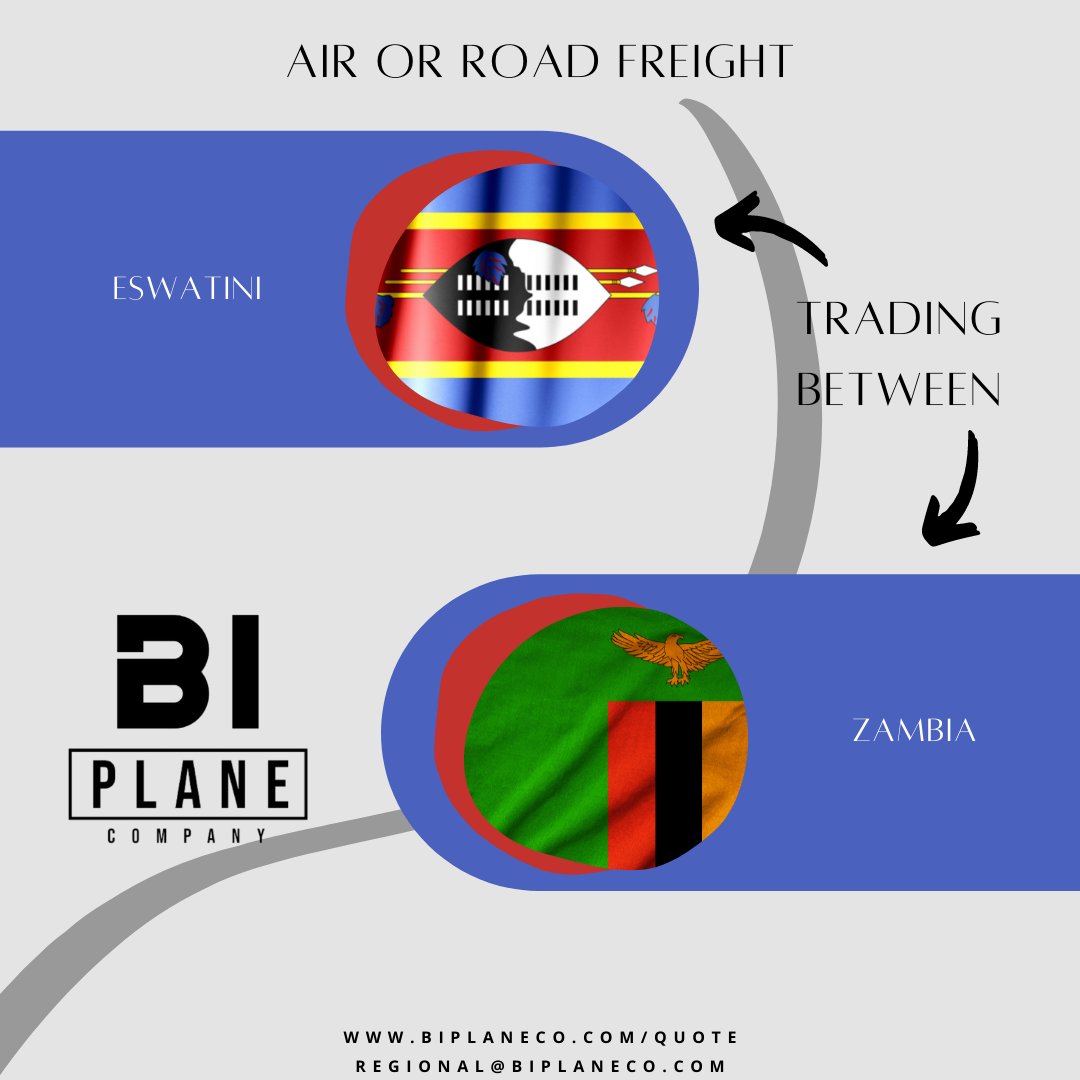 bi_plane_co's tweet photo. Eswatini To Zambia
Zambia To Eswatini
Air or Road Freight
https://t.co/mrZWbkImfq

#SouthernAfricaRoute
#Logistics
#Courier
#InterContental https://t.co/3gTk39wK9d