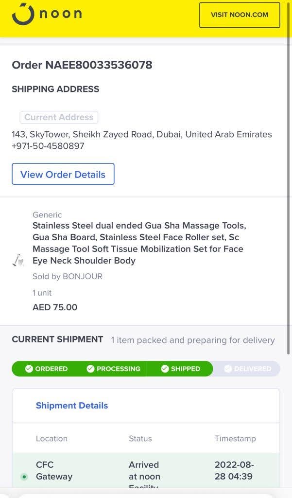 starchild2014's tweet photo. @noon_cares Hi, details below. Package Arrived at Noon on 28/8/22.  Still at Noon. 
Order No:
NAEE80033536078
Shipment No:
NAEE80033536078-S1 https://t.co/jP4VOUoNzd