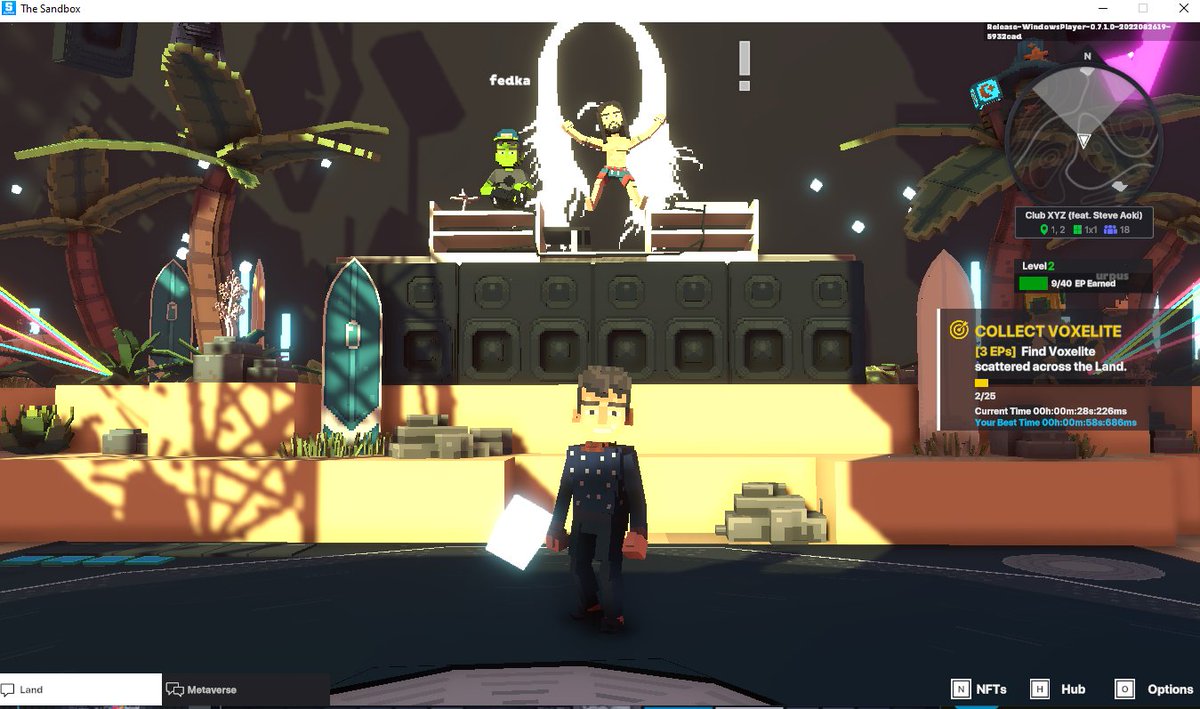 SJanpresert's tweet photo. @TheSandboxGame @steveaoki I just participated in the #SandboxAlphaS3Giveaway for a chance to win 500 SAND! On stage with Steve Aoki, check out my screenshot below!
👇 https://t.co/ZWgH2NIV5X