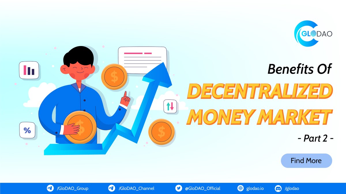 GloDAO_Official's tweet photo. Learn more about the benefits of decentralized money market here 👉 https://t.co/u8YkQF5e0H

#glodao #defi #dao #blockchain https://t.co/A8DPiyJ6xj