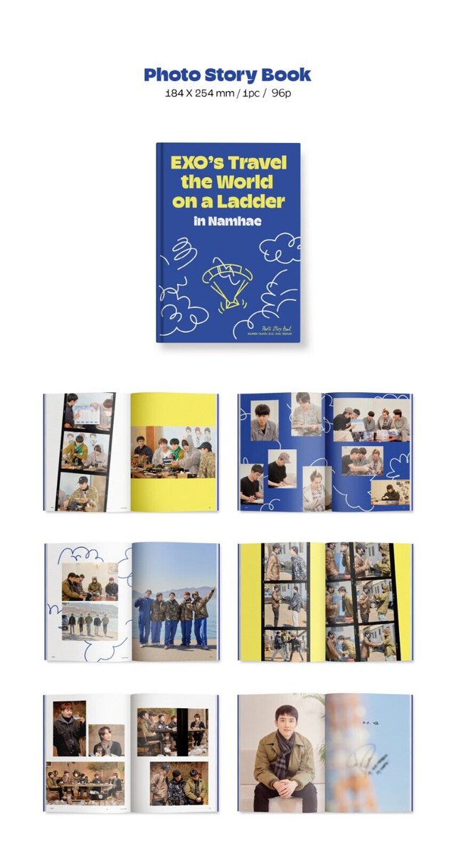 SHOP__KOREAN's tweet photo. جديد فرقه اكسو EXO's Travel the World On a Ladder in Namhae Photo Story Book

السعر بالريال السعودي 150 https://t.co/Wx5KwZ8aKf