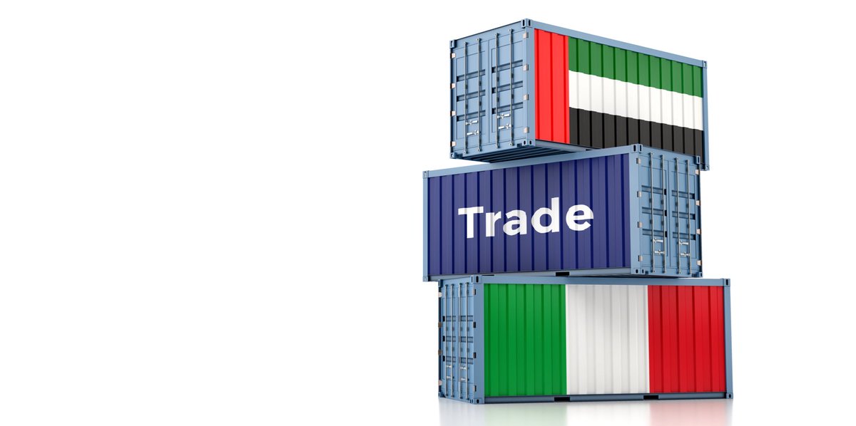 ITADubai's tweet photo. Continua a crescere l’interscambio commerciale tra Italia 🇮🇹 ed Emirati Arabi Uniti 🇦🇪
Nei primi 5 mesi del 2022 +25,3 % pari a 3,3 mld€ di cui 2,3 mld di esportazioni italiane (+19,7%)
Best performers:
#gioielleria
#macchinari
#agroalimentare
#materialeelettrico
#beIT https://t.co/kPbjzALMSN