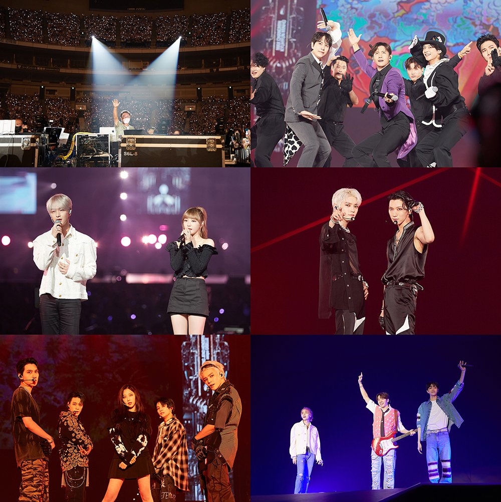 SMTrueThailand's tweet photo. 💗 คอนเสิร์ต '#SMTOWNLIVE' จัดขึ้นที่โตเกียวโดมอย่างประสบความสำเร็จ ด้วยการจำหน่ายบัตรหมดทั้ง 3 รอบ รวมผู้ชมกว่า 150,000 คน!

👏 Executive producer #LEESOOMAN กำกับการแสดงทั้งหมด!

https://t.co/zpUSNOC0NO

#SMTOWN #SMCU_EXPRESS  #SMTOWNLIVE2022_TOKYO https://t.co/GFBHxc1ozH