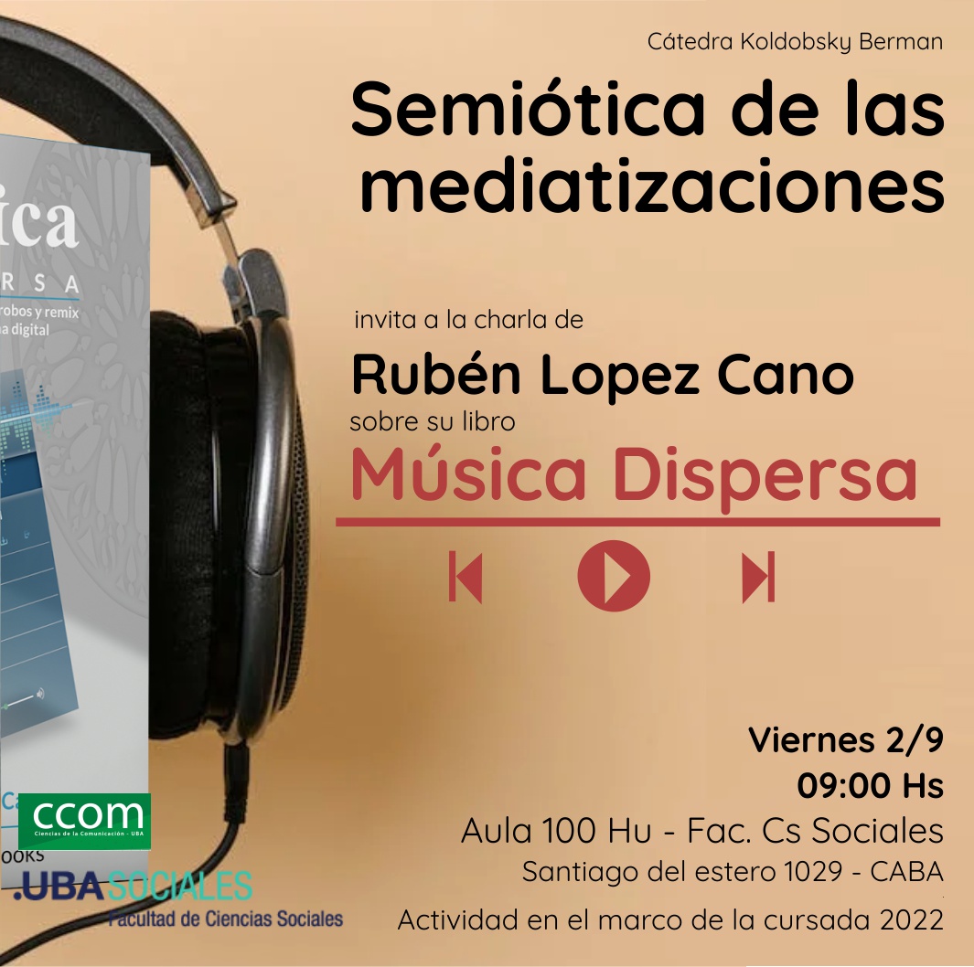 #Lujo en #FSOC  El viernes 2/9 a las 9am en el aula 100Hu vamos a tener la visita de <a href="/RubenLopez_Cano/">Rubén López-Cano</a>
para aprender sobre Música dispersa