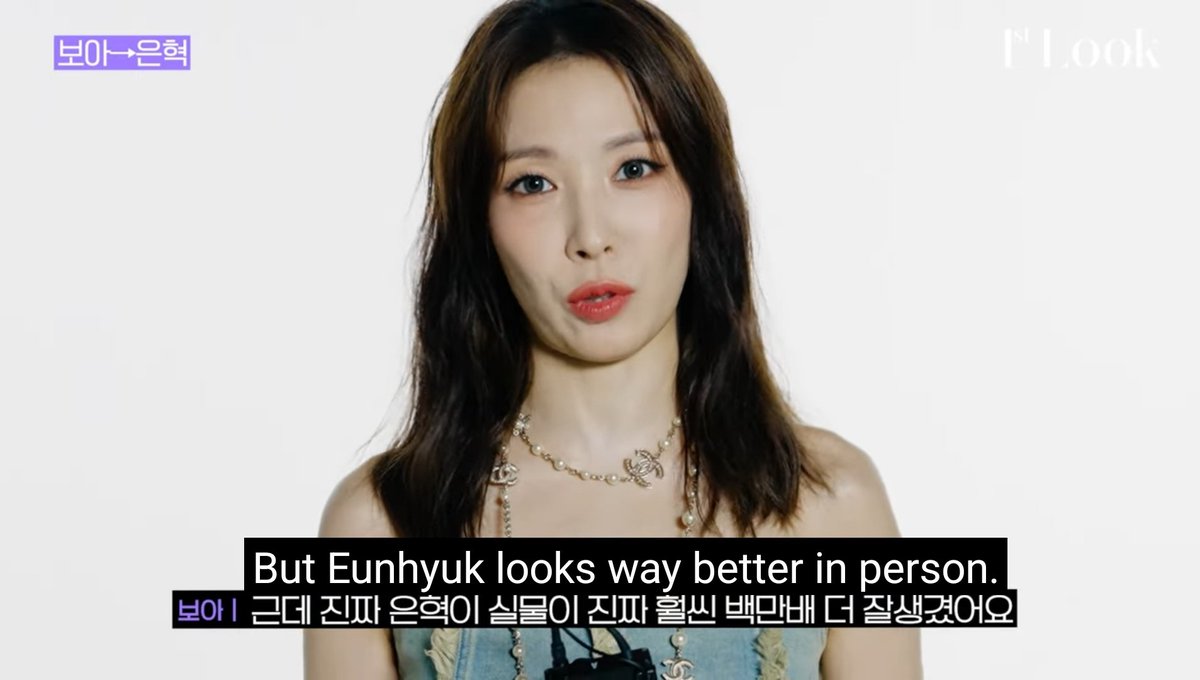 _2KYU's tweet photo. No one:
Not even the director:

BoA: "Eunhyuk is a million times more handsome in person" https://t.co/gqHbLRbG30