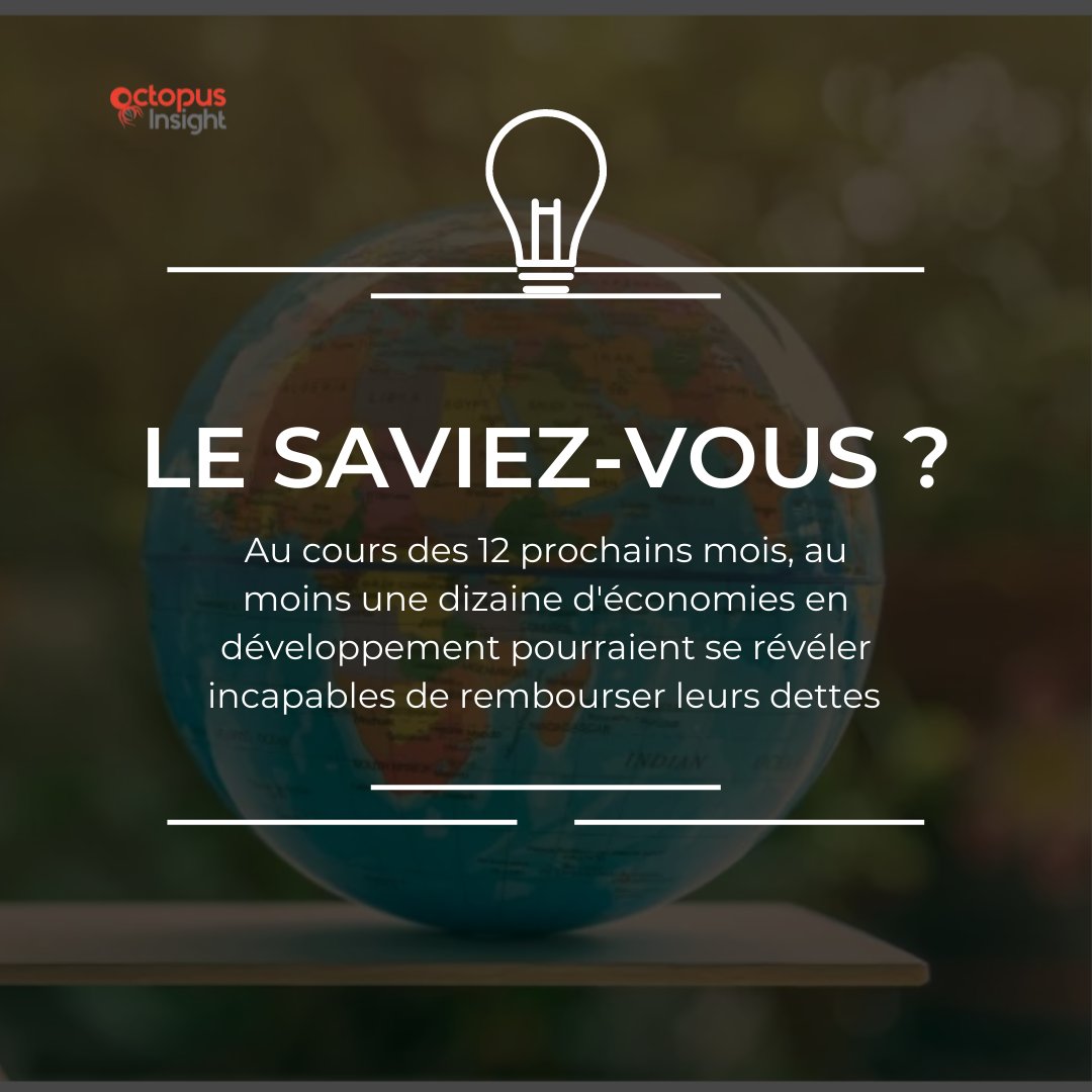 OctopusInsight's tweet photo. Sommes-nous prêts pour la prochaine vague de crises de la dette ? 👇🏽
 Comment éviter cela  à votre avis ?🪙🌍
#didyouknow #lesaviezvous #économie #developpementéconomique https://t.co/67c2gkuTSR