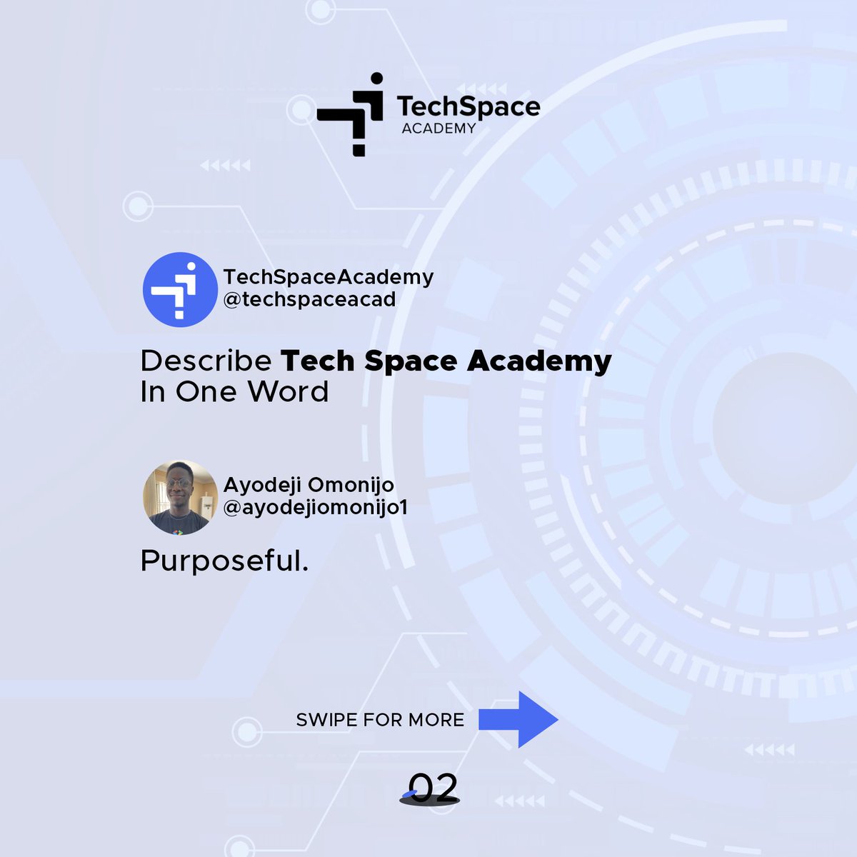 TechSpaceAcad's tweet photo. They say experience is the best teacher. TSA has come a long way in being that teacher. Let's see what its students have to say about it.
#edtech #uiuxdesign #productdesign #tech #softwareenginering https://t.co/UQGwJ0ql5U