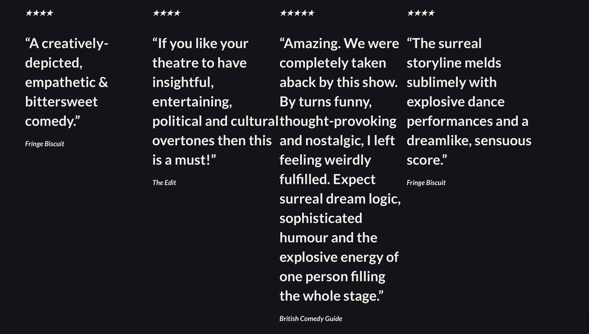 Today is the opening night! 🤩
At 7:30pm, <a href="/OmnibusTheatre/">Omnibus Theatre</a> 

The show will be on every night at 7:30pm this week- Tuesday until Saturday. From the 30th of Aug until the 3rd of Sept. 

Come along!! 

Book your ticket 🎟 💙
omnibus-clapham.org/there-she-is/