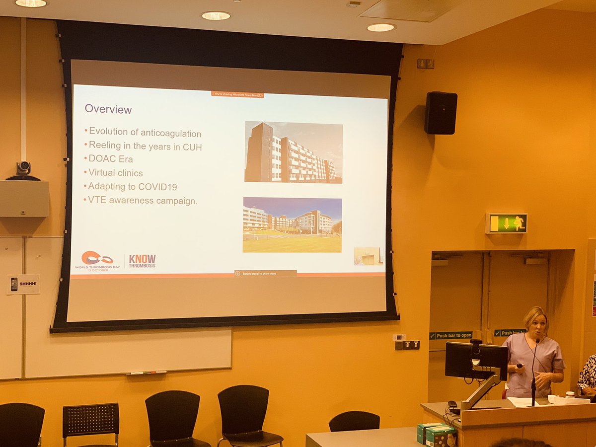 GerriClare's tweet photo. @oleary_catriona giving an excellent talk on “Advancements in Anticoagulation Nursing” @CuhANP  at Cork University Hospital Inaugural ANP &amp; CNS Conference https://t.co/oDRjM7a2mk