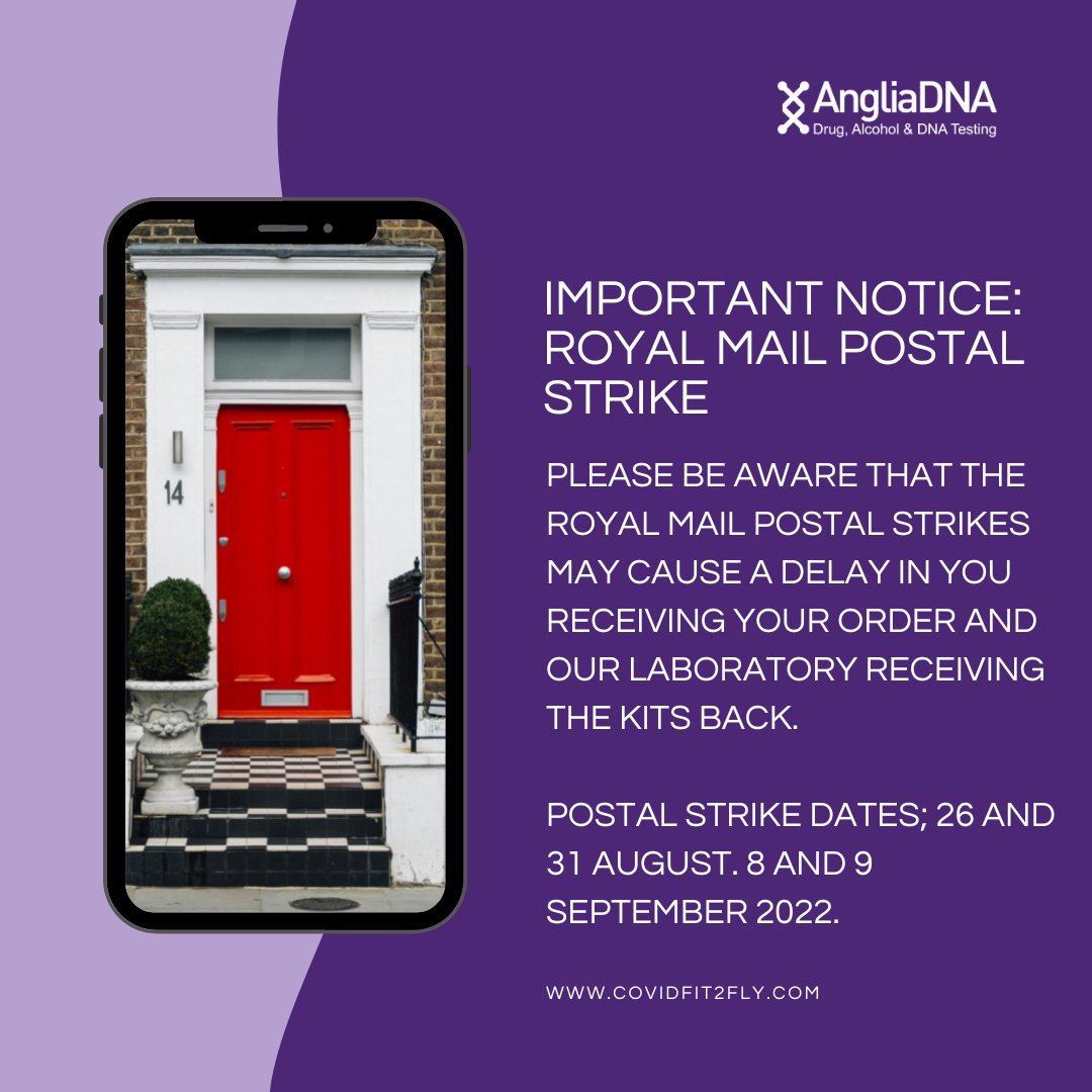 ROYAL MAIL POSTAL STRIKE NOTICE