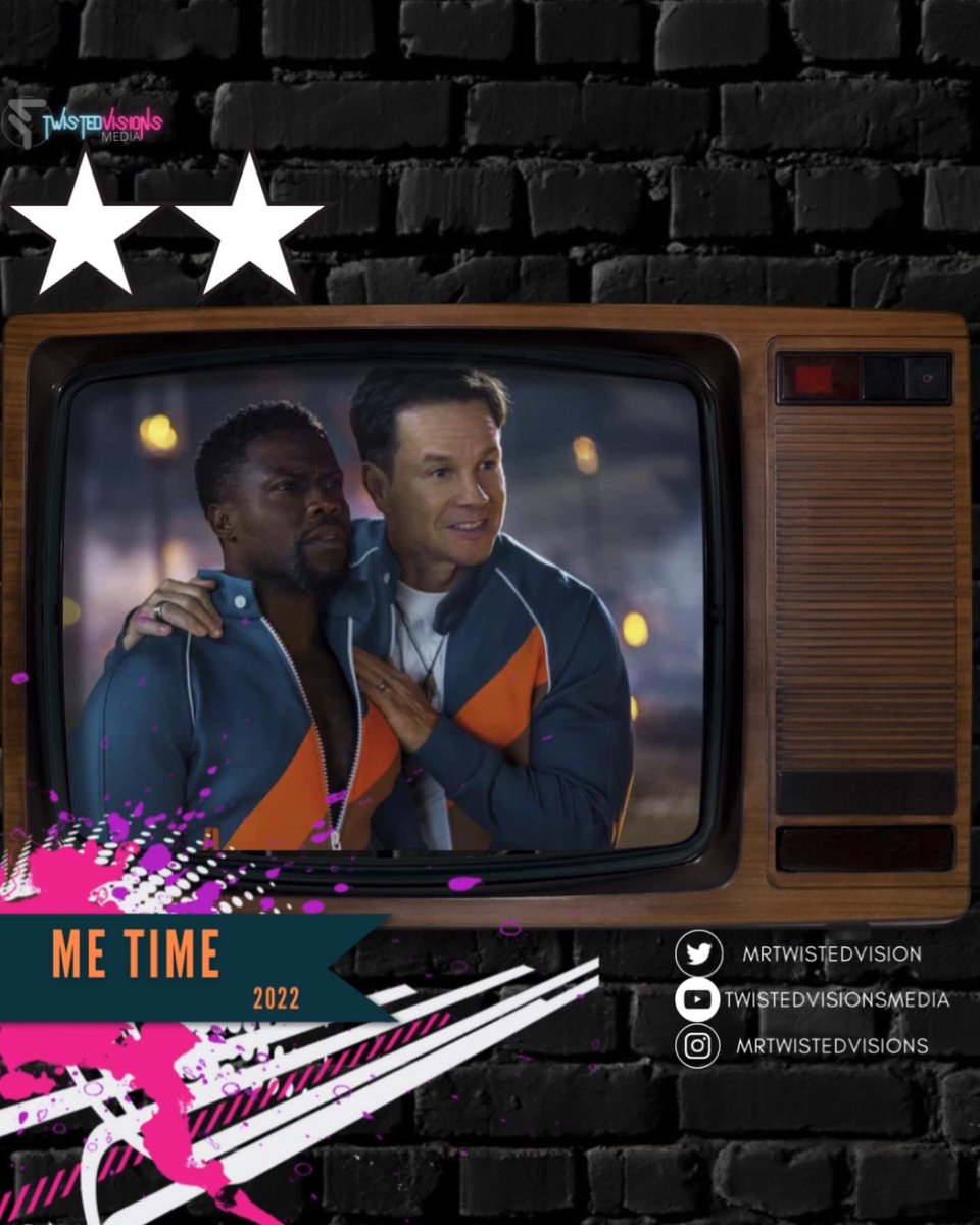 MrTwistedVision's tweet photo. “Me Time -2022” Review #metime #metimenetflix #kevinhart #markwhalberg #netflix #film #comedy #review #hartbeatproductions #rtItBot https://t.co/tq7JlIFYQ1
