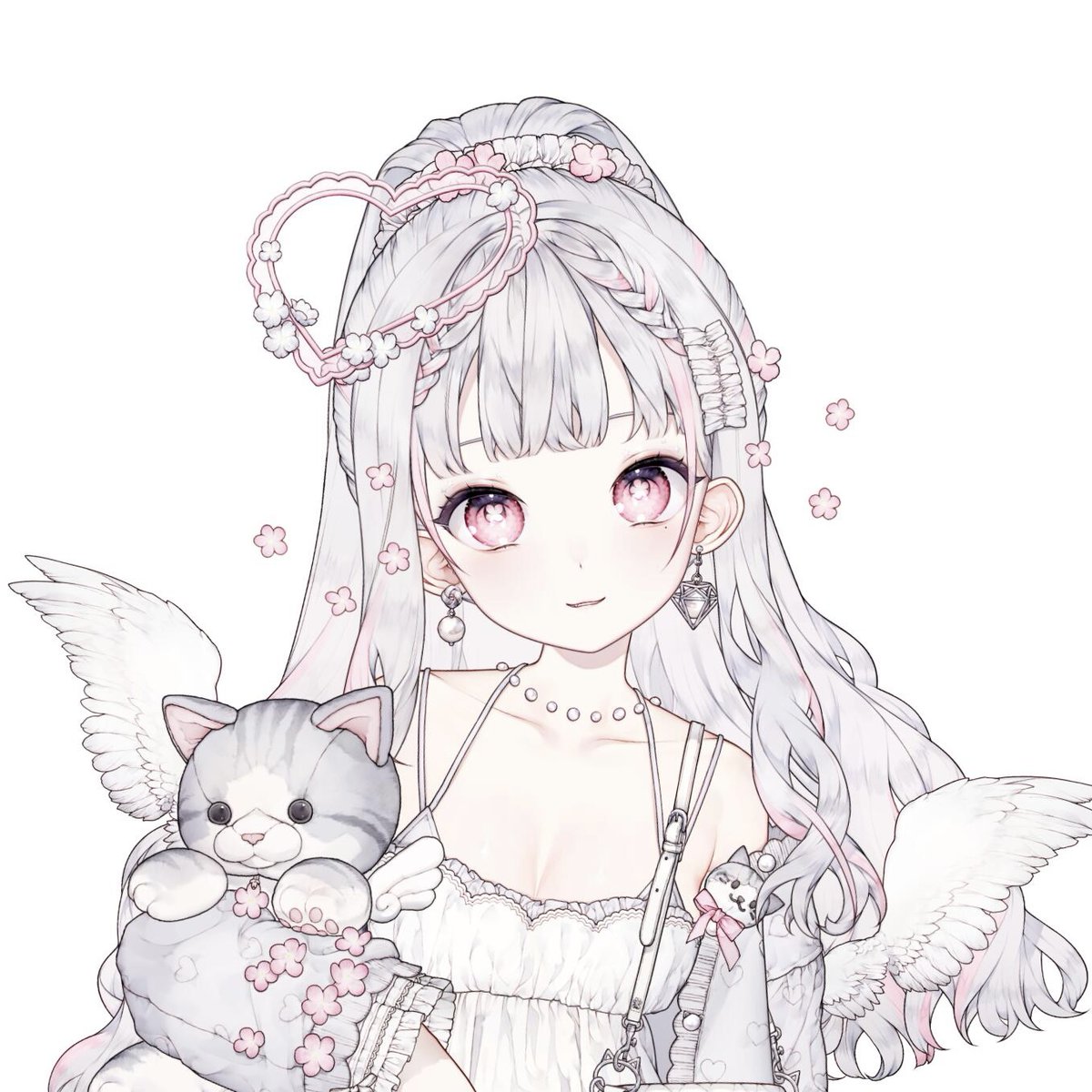 _Malachite_'s tweet photo. 🌸🌸🌸天使さん🌸🌸🌸

絵：わたし
Live2D：怂不过三秒- https://t.co/muxN7mCj9H