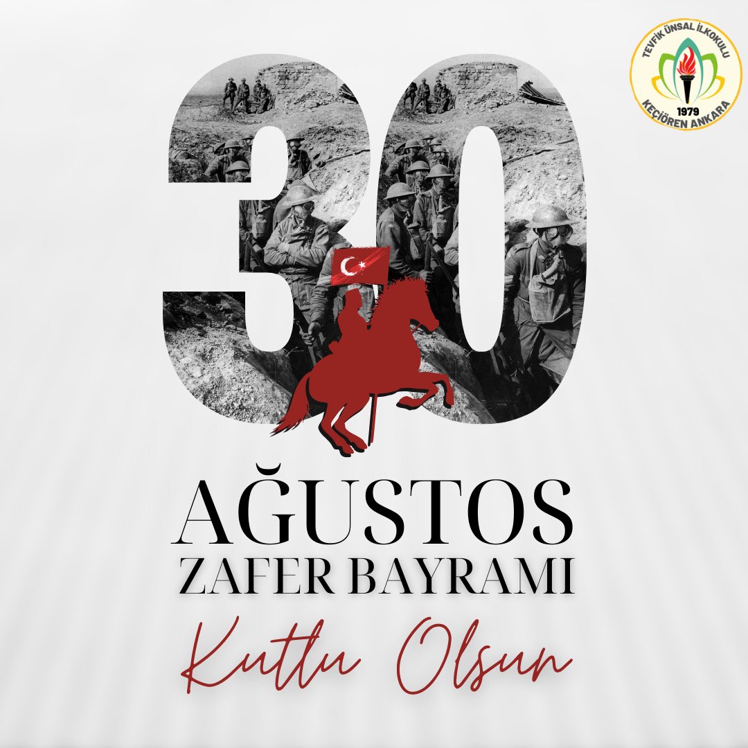 Türk Milletinin Bağımsızlık Destanı ‘30 Ağustos Zafer Bayramı’nın 100. yılı kutlu olsun #ZaferBayramımızKutluOlsun