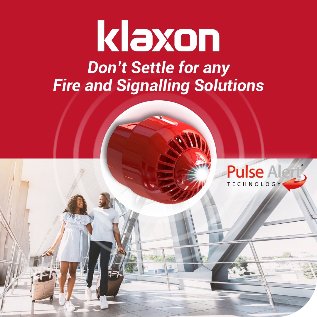 KlaxonSignals's tweet photo. Don’t Settle for any Fire and Signalling Solutions
 
Klaxon Fire, Emergency and Disaster Signalling Solutions are state of the art, fully certified, trusted by professionals globally, and chosen by customers above the rest.

Get Klaxon today.

https://t.co/iDARPhYEmu https://t.co/QzfNWwTToU