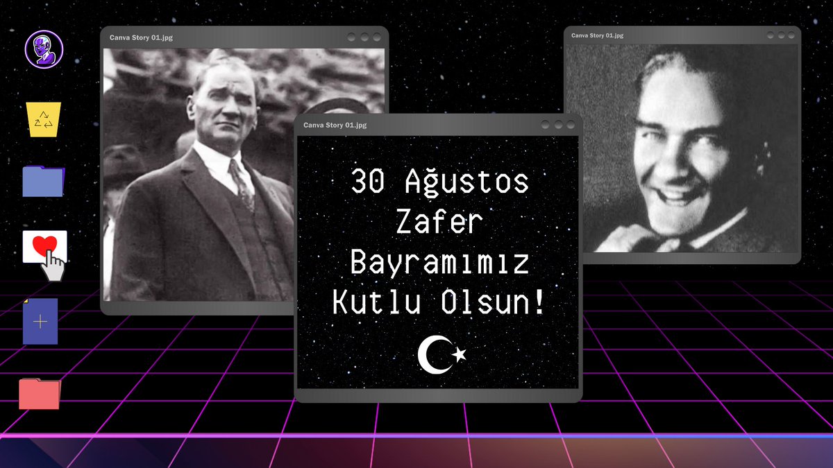 30 Ağustos Zafer Bayramımız Kutlu Olsun!
Zafer, "Zafer benimdir" diyebilenindir.
-Mustafa Kemal Atatürk