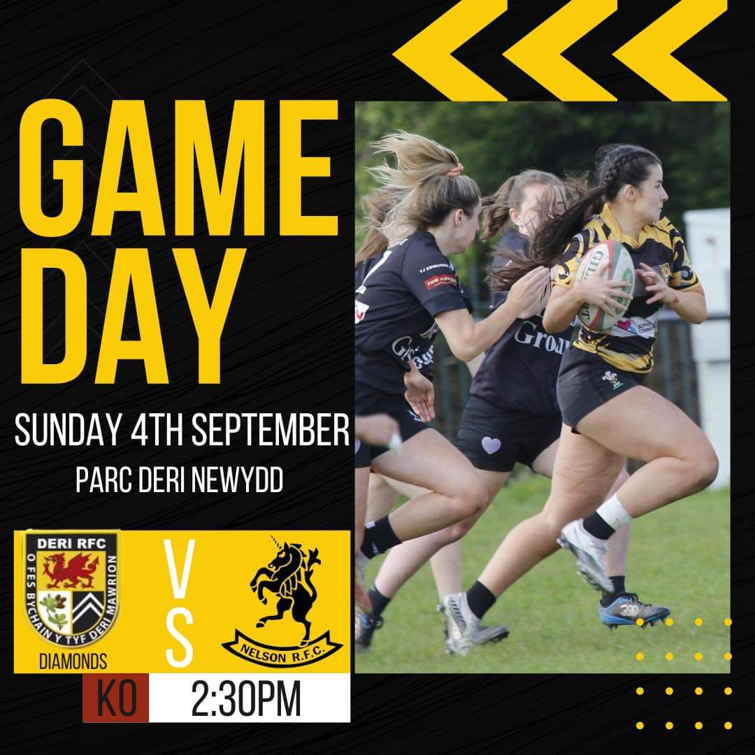 Pre season friendly ✅

Next stop - first league game of 2022!!!💎

We kick off the season this Sunday 4th September as we welcome <a href="/NelsonBelles/">Nelson RFC Belles 🦄</a> to Parc Deri Newydd for what is always a tough battle. 

Come and show the girls some support 💪🏼
#1inallin💎