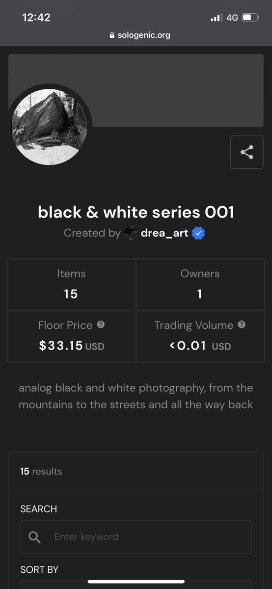 andrepu92's tweet photo. As i launched my art, iβve just minted my first collection of analog photography on @realSologenic . go have a look inthere and donβt forget to give me a follow! #SGS #SoloNation #SolOG https://t.co/Qz2W4a8R85 https://t.co/CJM4U4t8pq