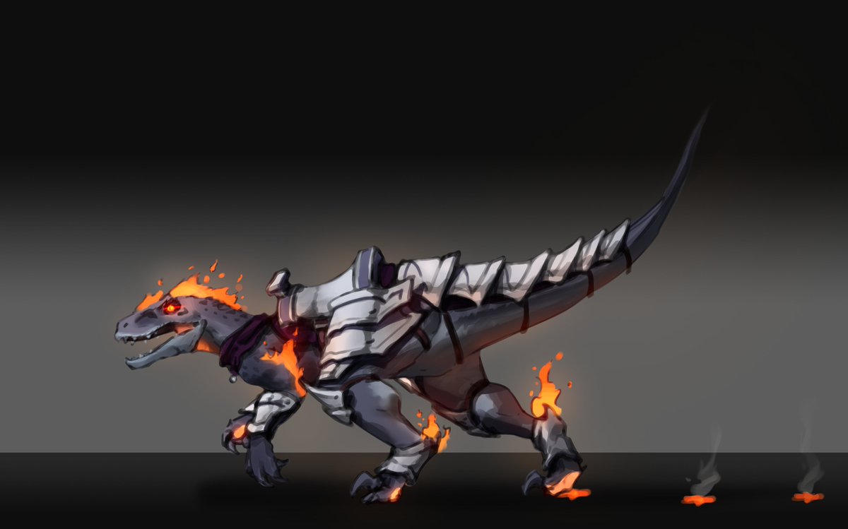 Sho_Xo8's tweet photo. Allosaurus mount DnD commission🦖 https://t.co/bBT1c8tAIE