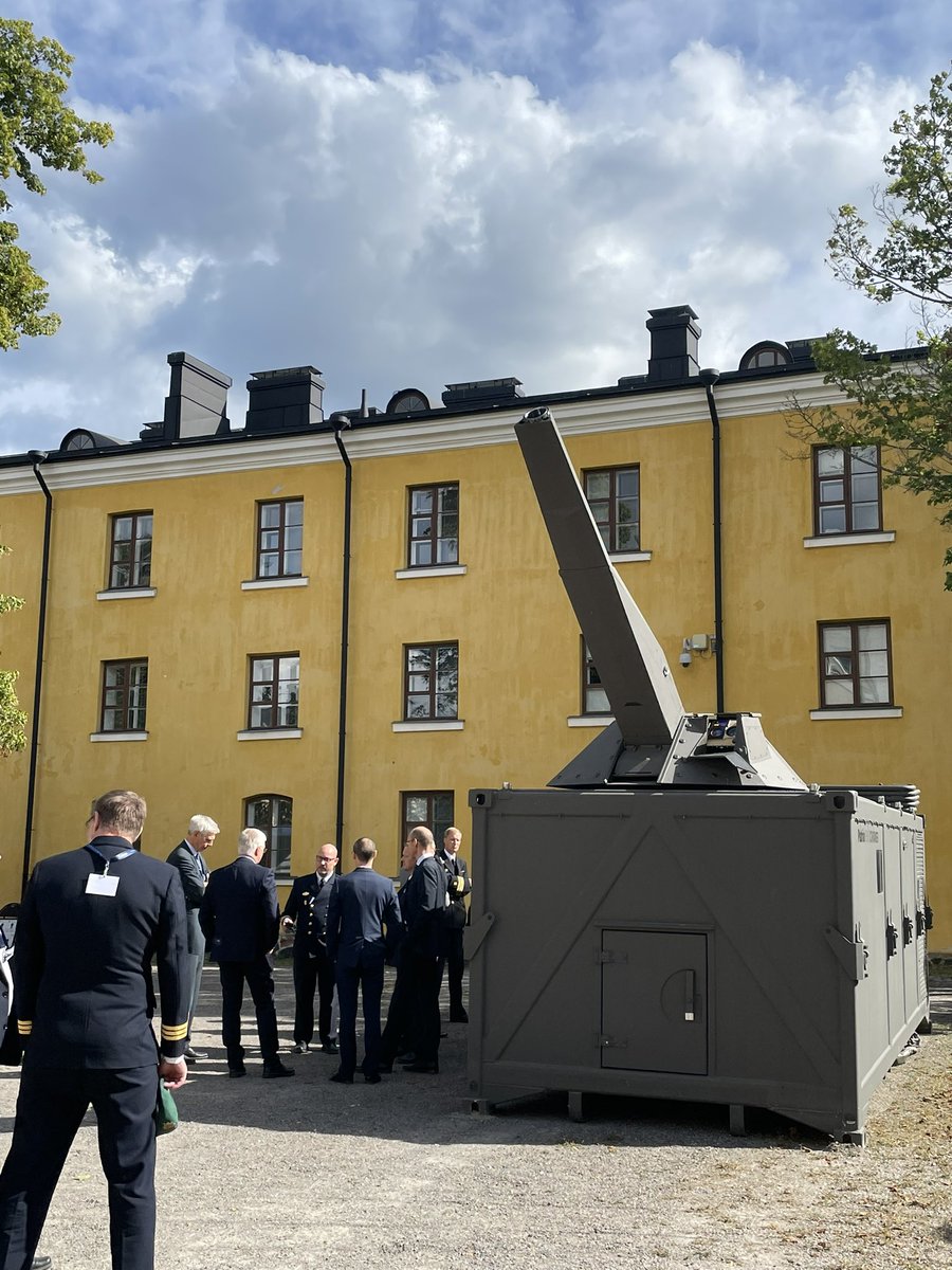 MuurinenJanne's tweet photo. #Patria Nemo Container in Suomenlinna today, Firepower for littoral operations. #whenifisnotanoption https://t.co/IV7YT13MCg